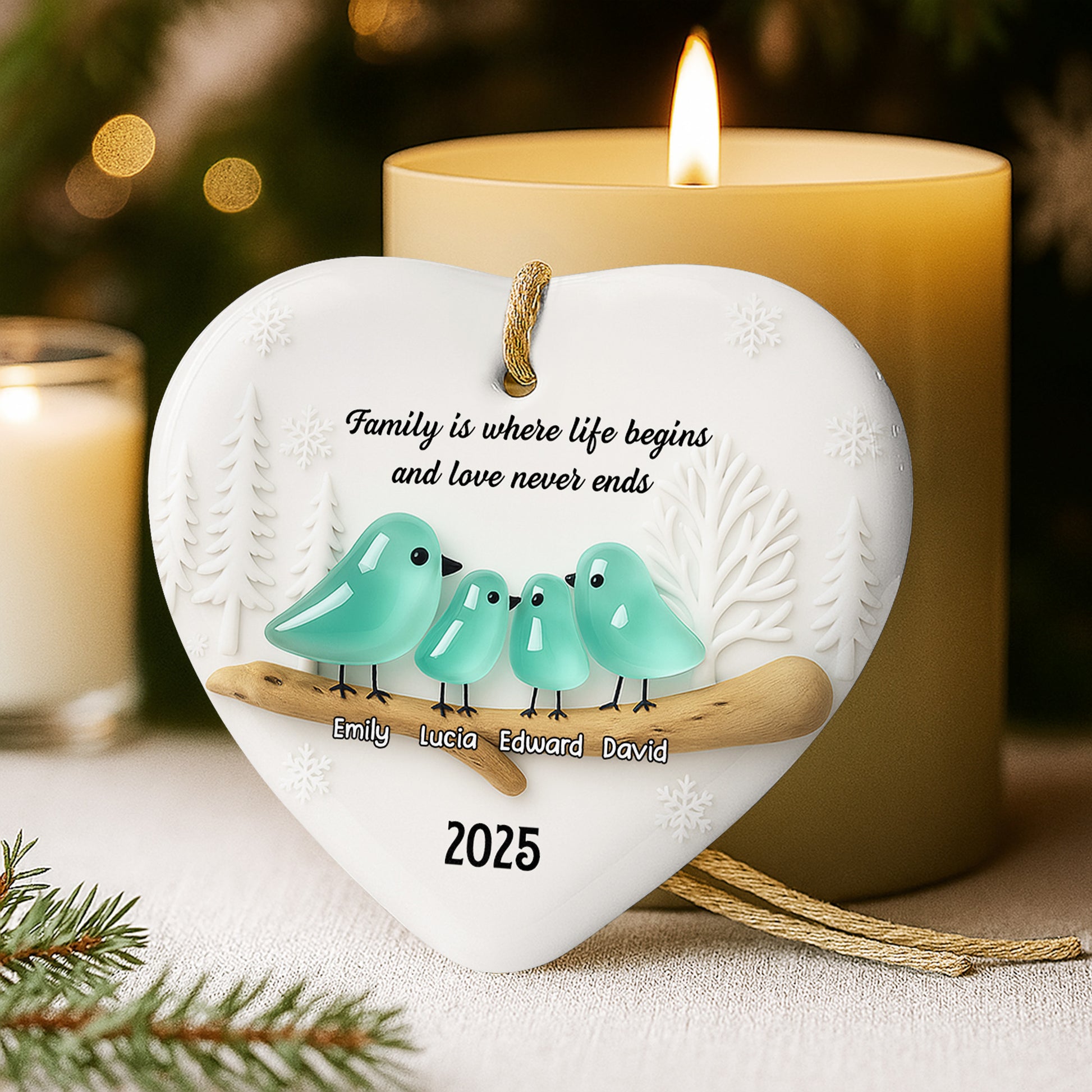 Family Is Where Life Begins And Love Never Ends Heart