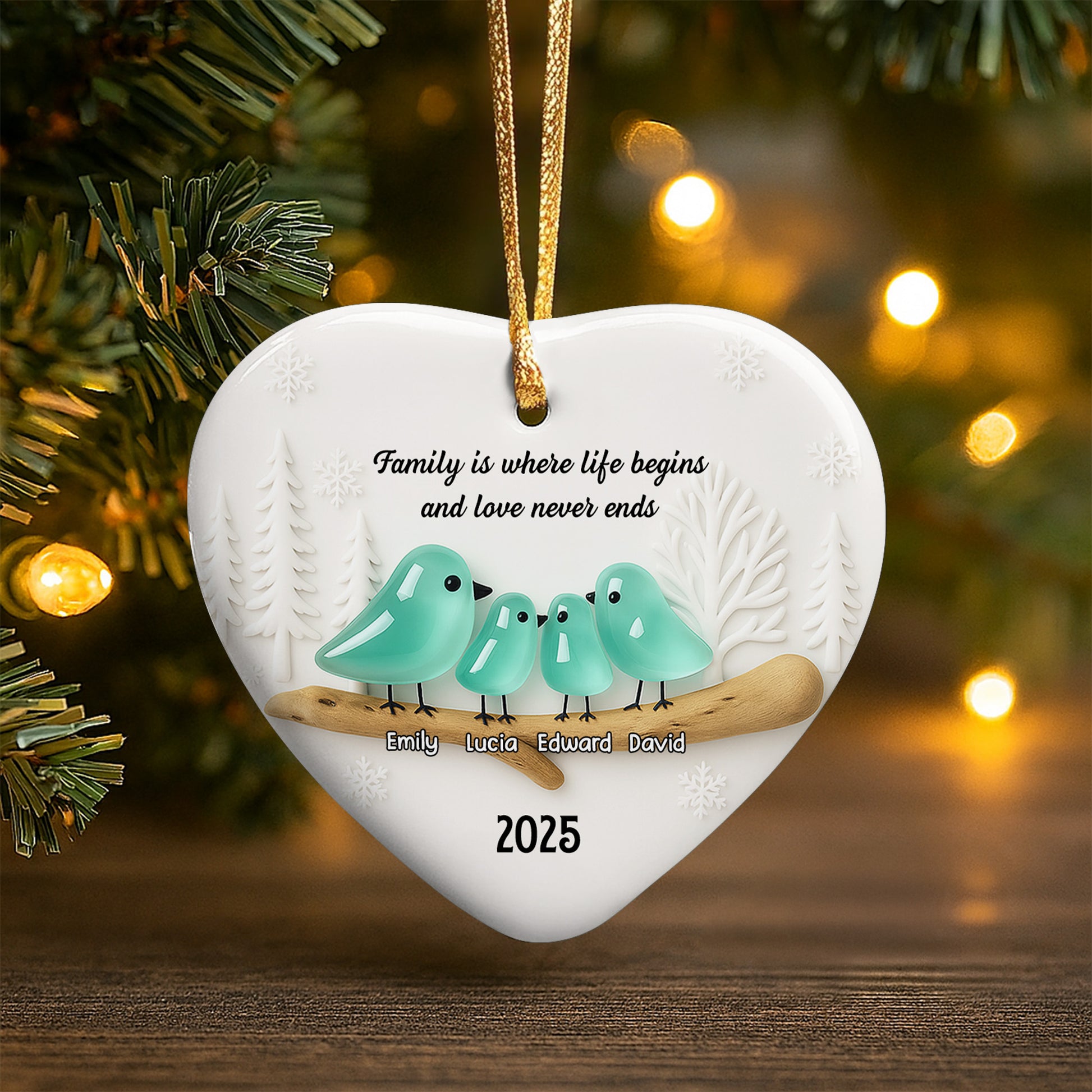 Family Is Where Life Begins And Love Never Ends Heart