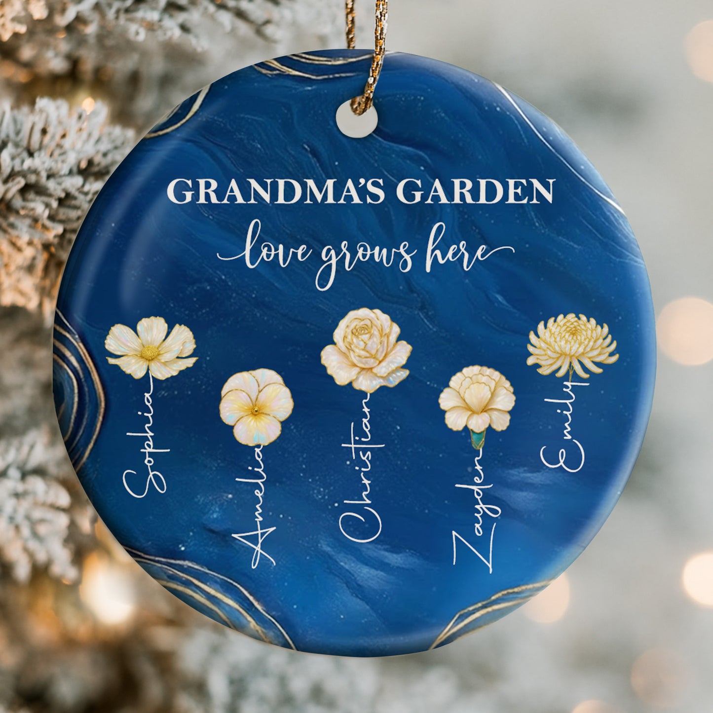 Grandma's Garden Love Grows Here With Flowers