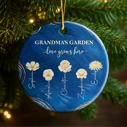 Grandma's Garden Love Grows Here With Flowers