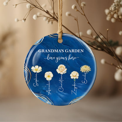 Grandma's Garden Love Grows Here With Flowers