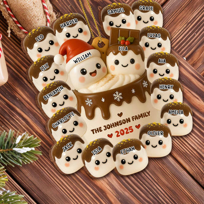 Family Christmas Hot Cocoa Mug With Santa Hat