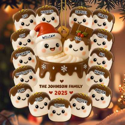 Family Christmas Hot Cocoa Mug With Santa Hat