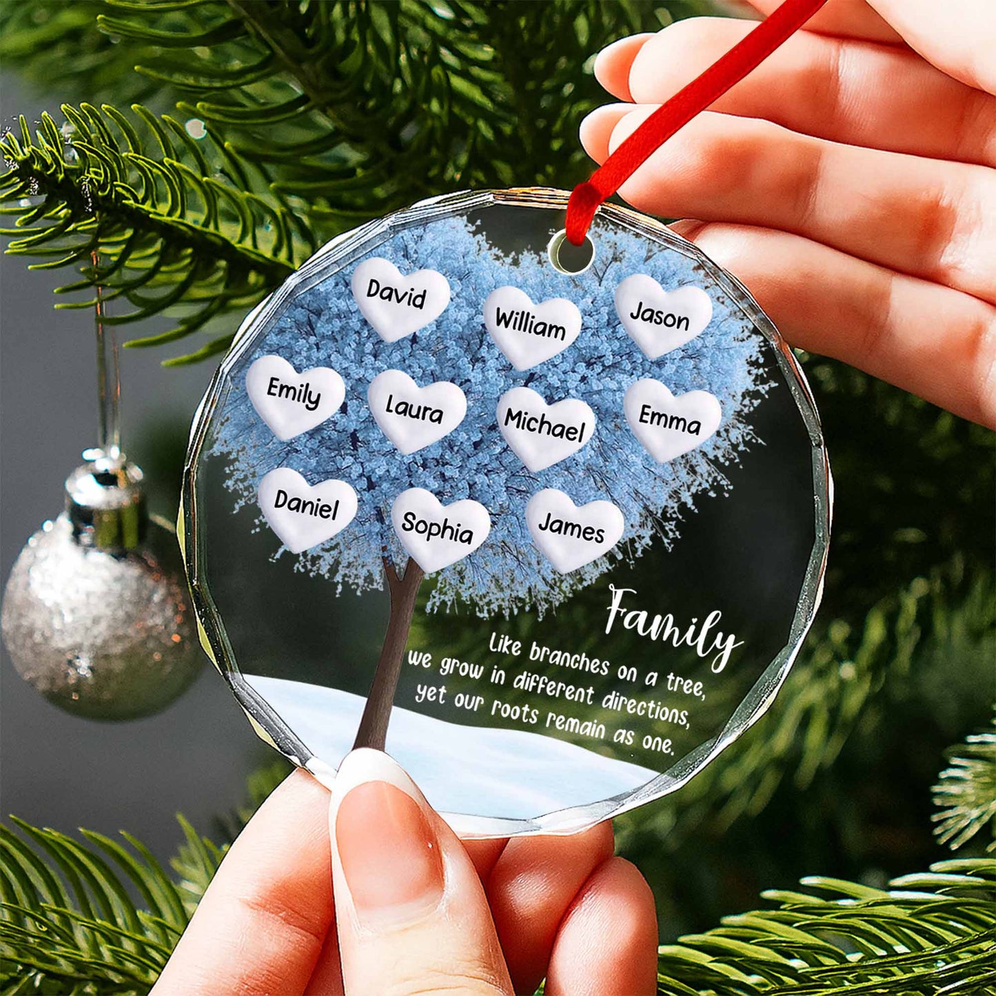 Like Branches On A Tree, Family Tree With Hearts