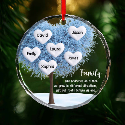 Like Branches On A Tree, Family Tree With Hearts