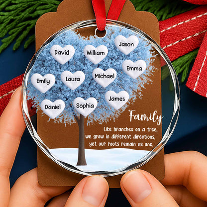 Like Branches On A Tree, Family Tree With Hearts