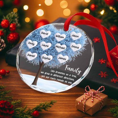 Like Branches On A Tree, Family Tree With Hearts