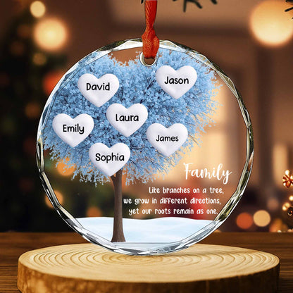 Like Branches On A Tree, Family Tree With Hearts