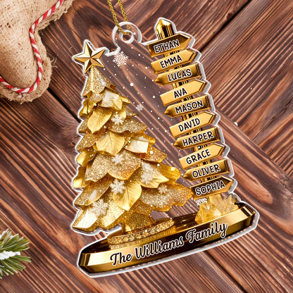 The [Family Name] Family Christmas Tree Ornament