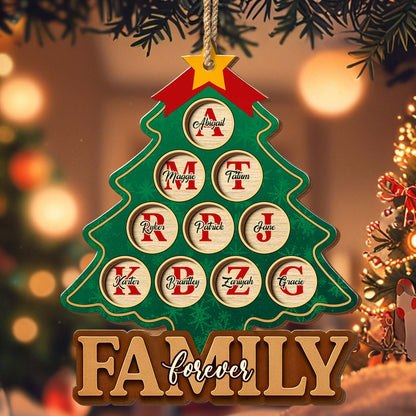 Family Forever Christmas Tree Ornament