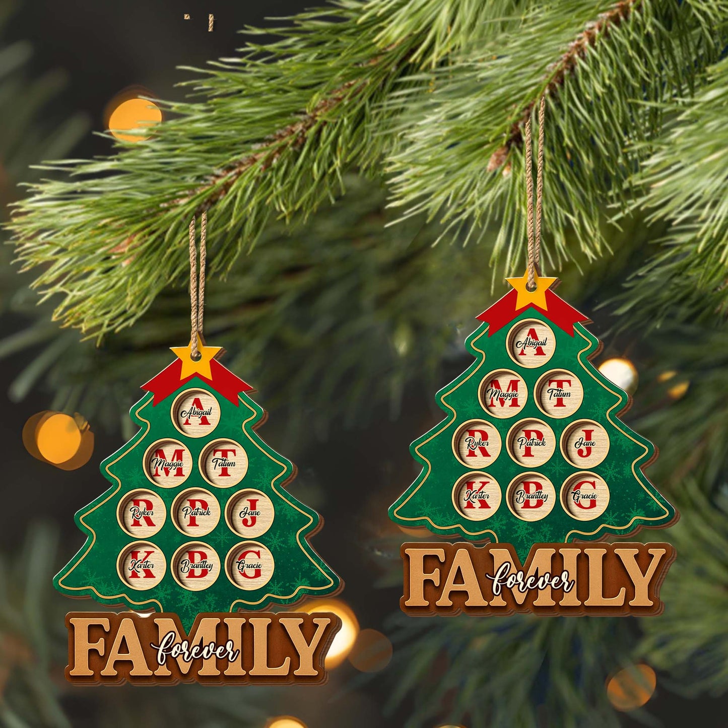 Family Forever Christmas Tree Ornament