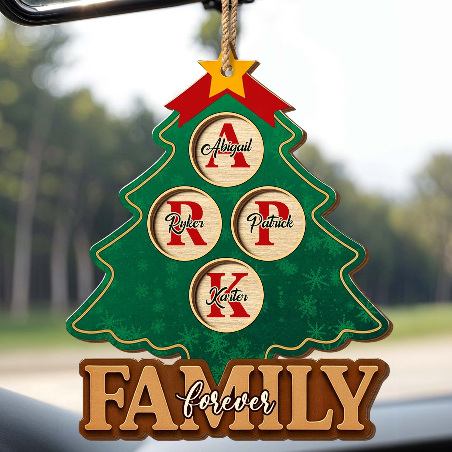 Family Forever Christmas Tree Ornament