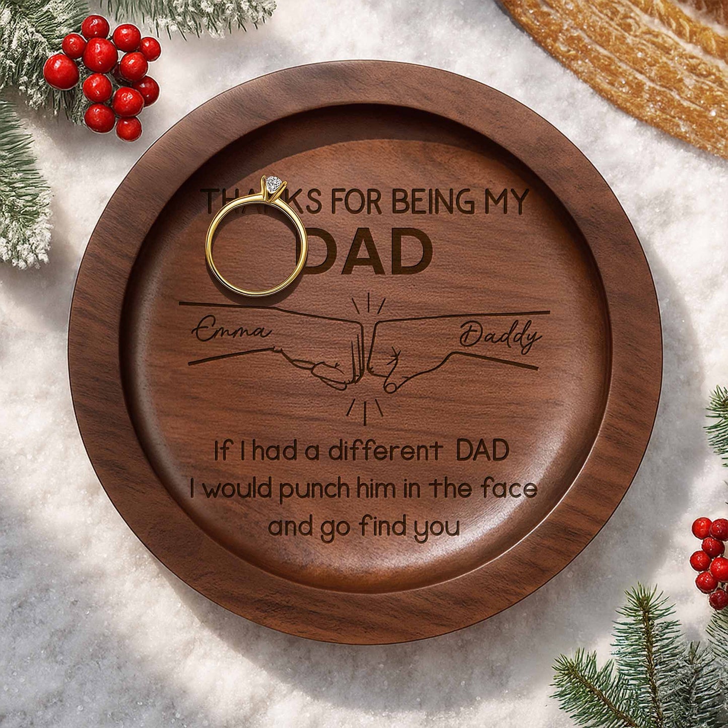 Thanks For Being My Dad, Hands And Heartline