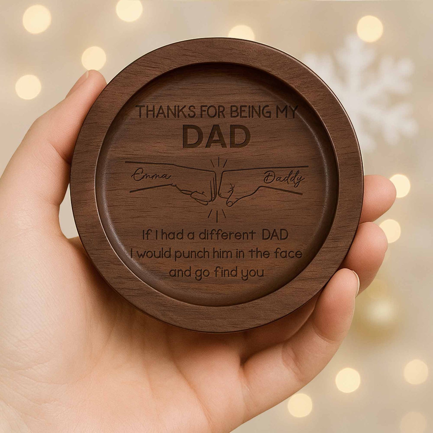 Thanks For Being My Dad, Hands And Heartline