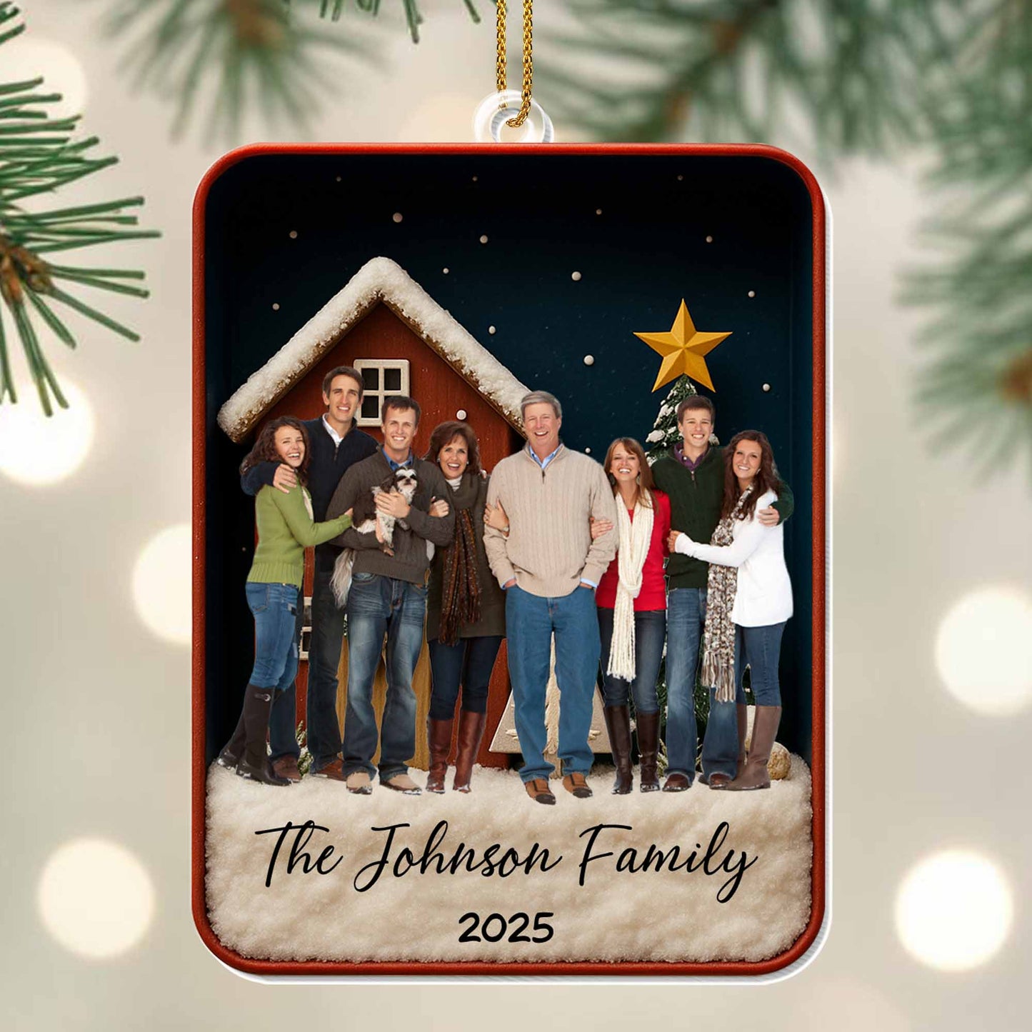 Celebrate Your Family’s Cherished Moments, House And Star Design