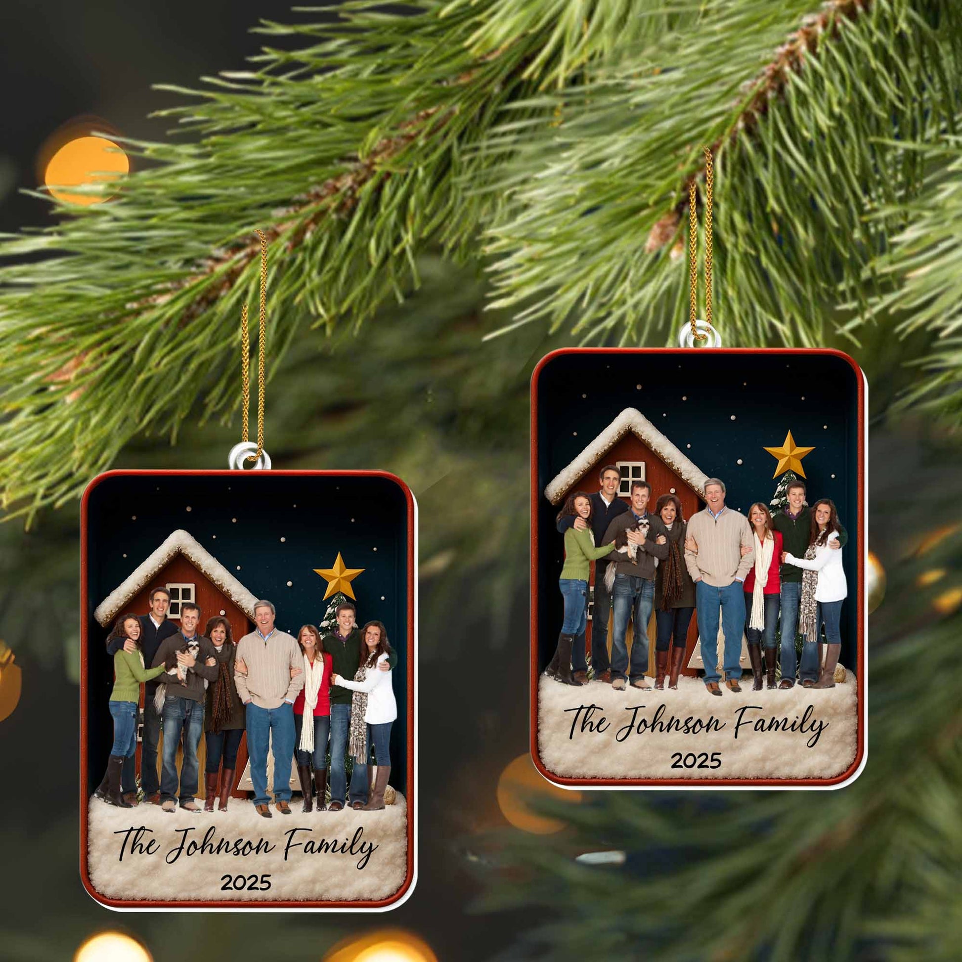 Celebrate Your Family’s Cherished Moments, House And Star Design