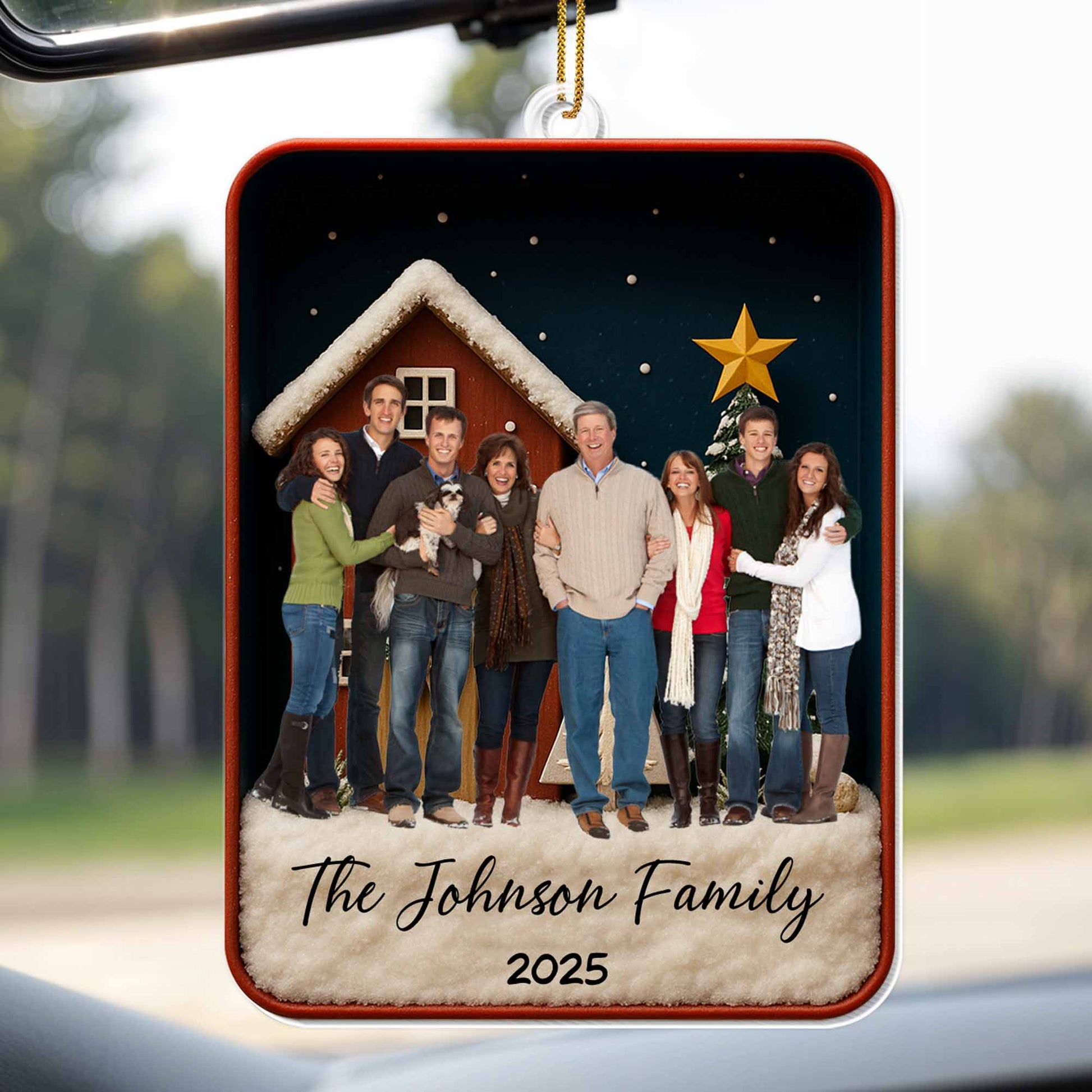 Celebrate Your Family’s Cherished Moments, House And Star Design