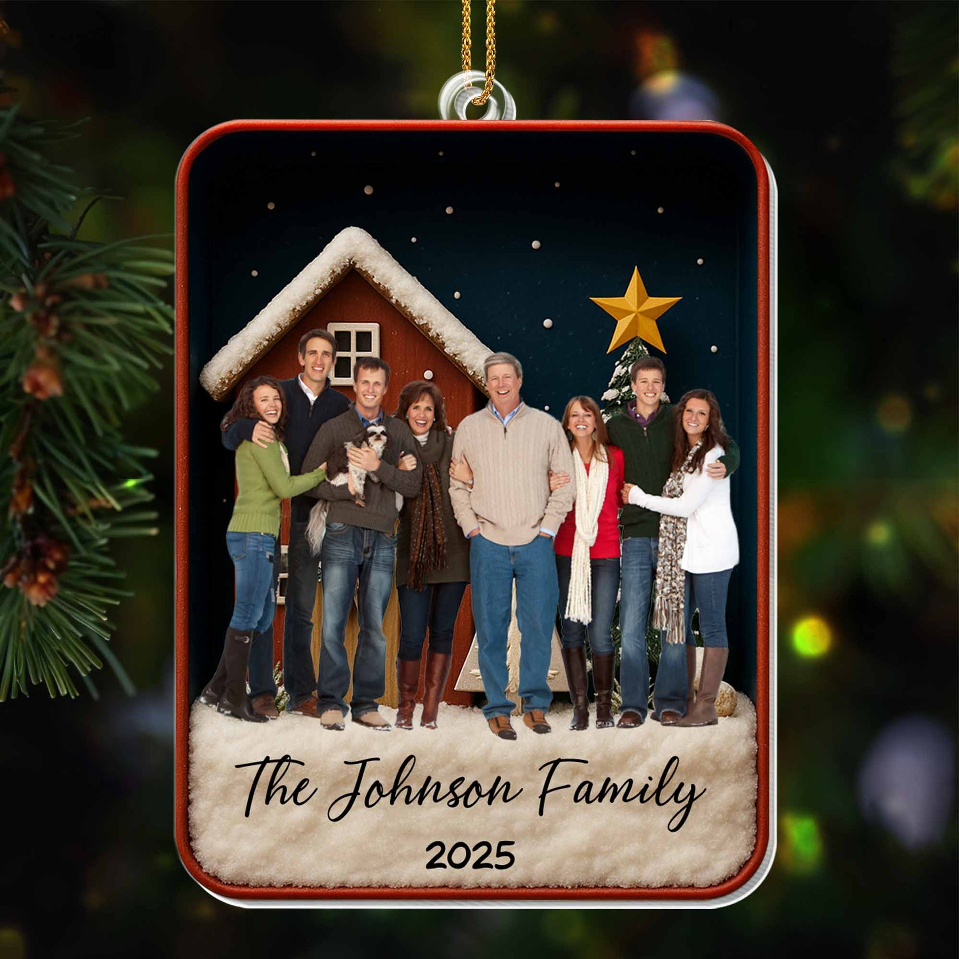 Celebrate Your Family’s Cherished Moments, House And Star Design