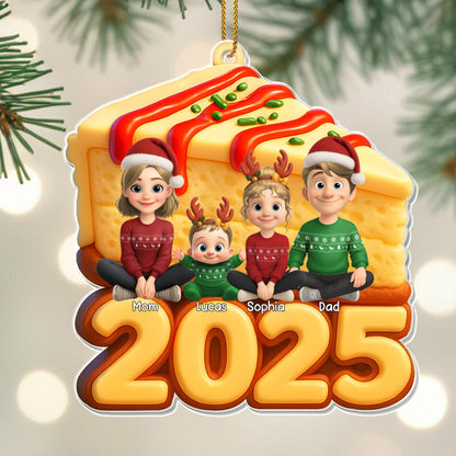 Celebrate A Special Family Christmas, Family On Cookie