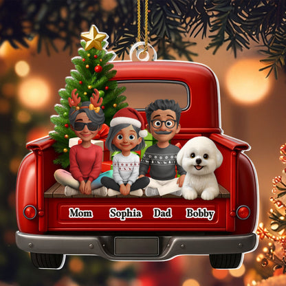 Celebrate Your Family's Unique Holiday Cheer With Festive Truck And Christmas Tree