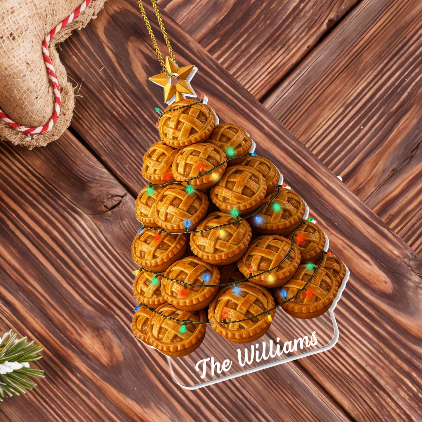 Warm Christmas Cookies And Lights