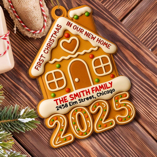 First Christmas In Our New Home, Gingerbread House Ornament