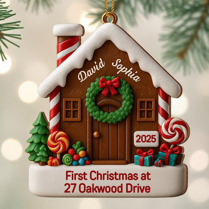 First Christmas At Our Address With Festive House Design