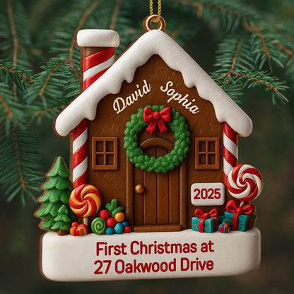 First Christmas At Our Address With Festive House Design