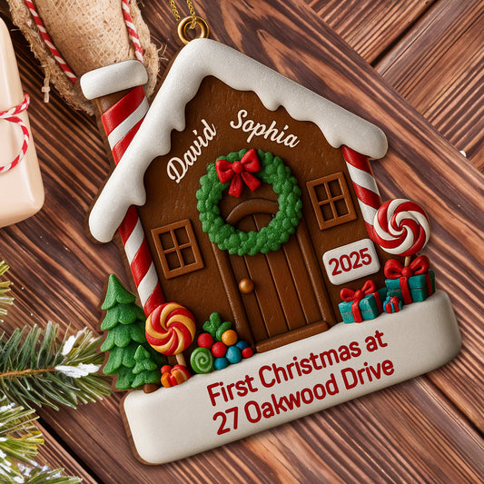 First Christmas At Our Address With Festive House Design