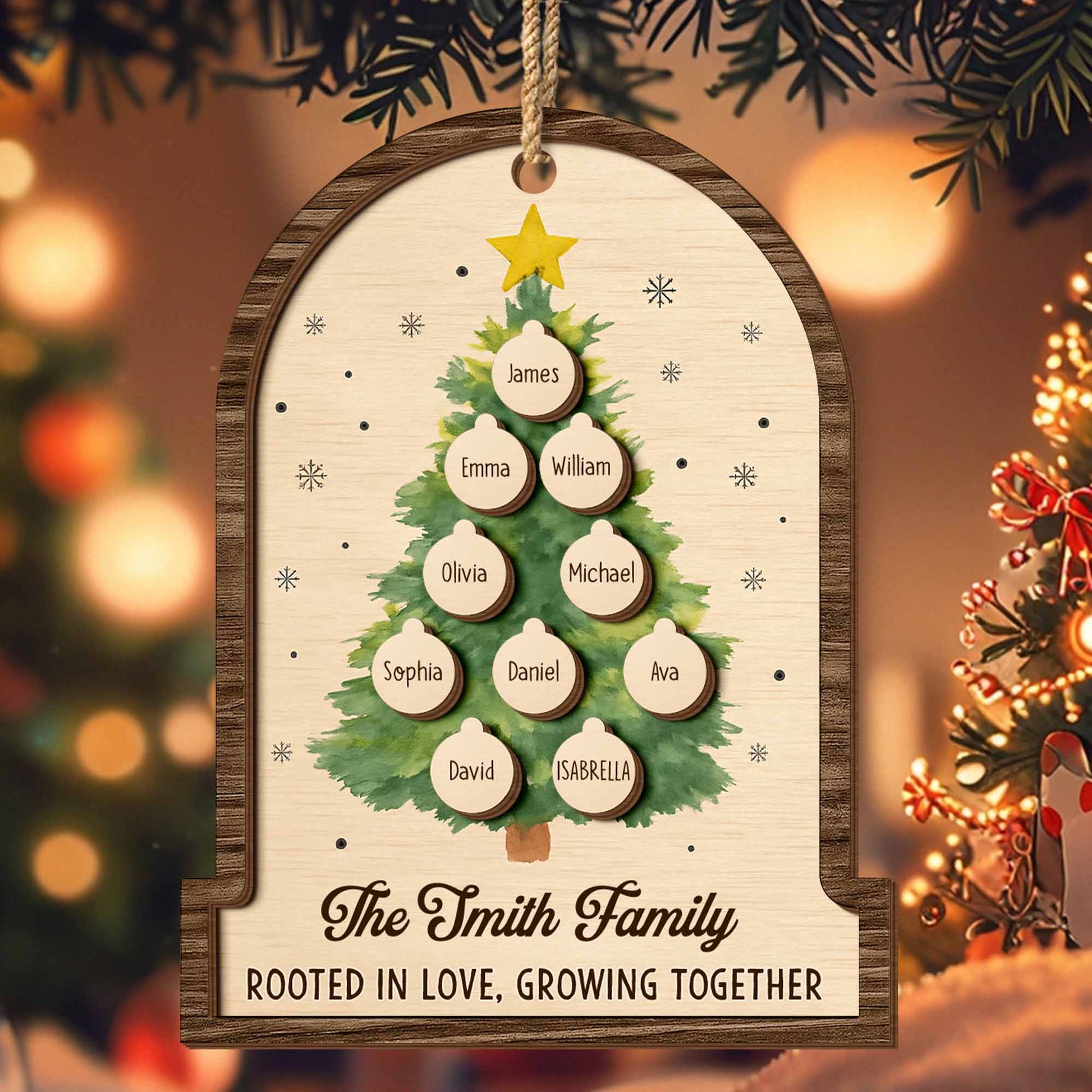 Rooted In Love, Growing Together Christmas Tree Ornament