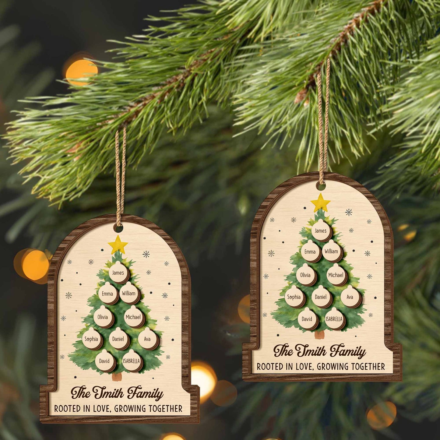 Rooted In Love, Growing Together Christmas Tree Ornament