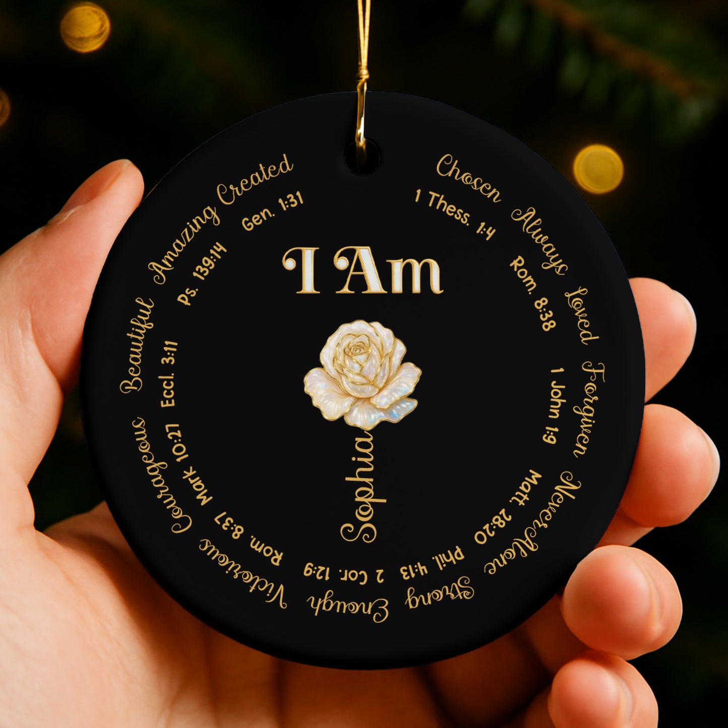 Beautiful Amazing Created Chosen Always Loved I Am Flower