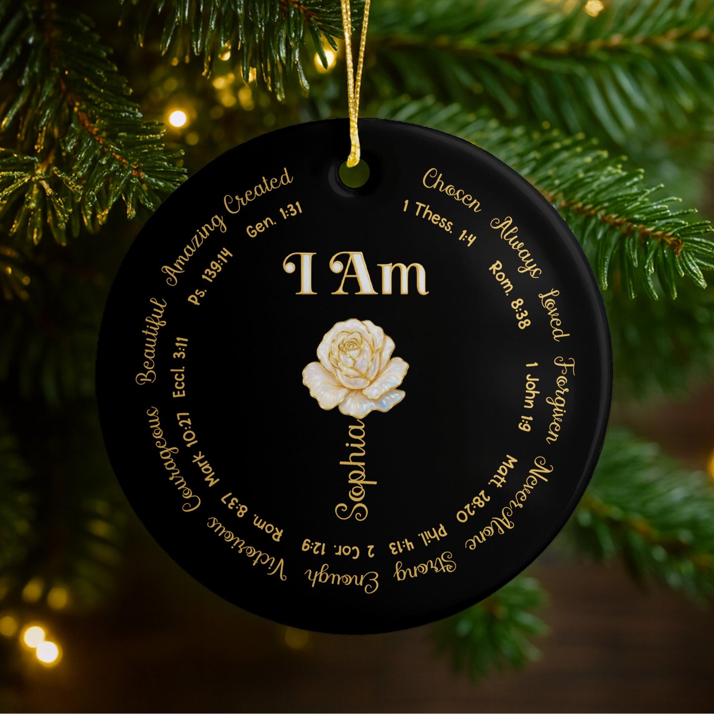 Beautiful Amazing Created Chosen Always Loved I Am Flower