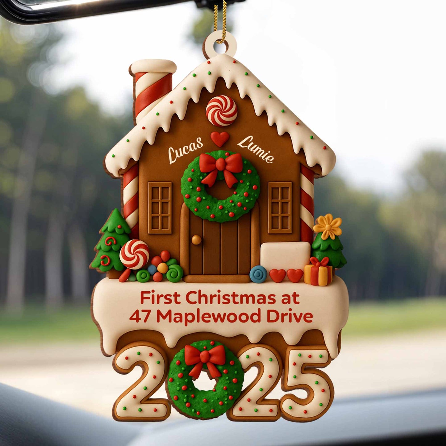 First Christmas At New Home With Festive Decorations