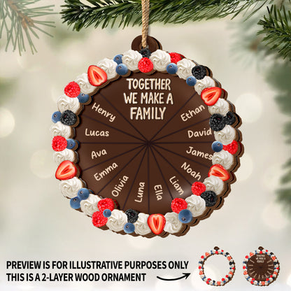 Together We Make A Family Chocolate Design