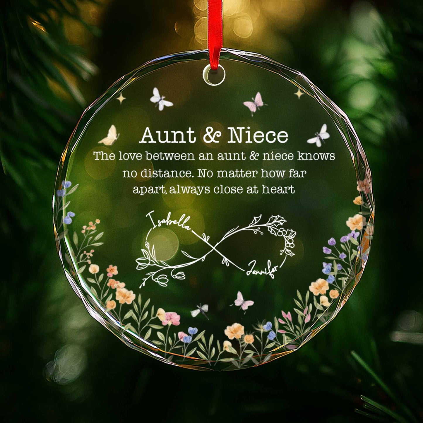 The Love Between An Aunt & Niece, Butterflies & Flowers