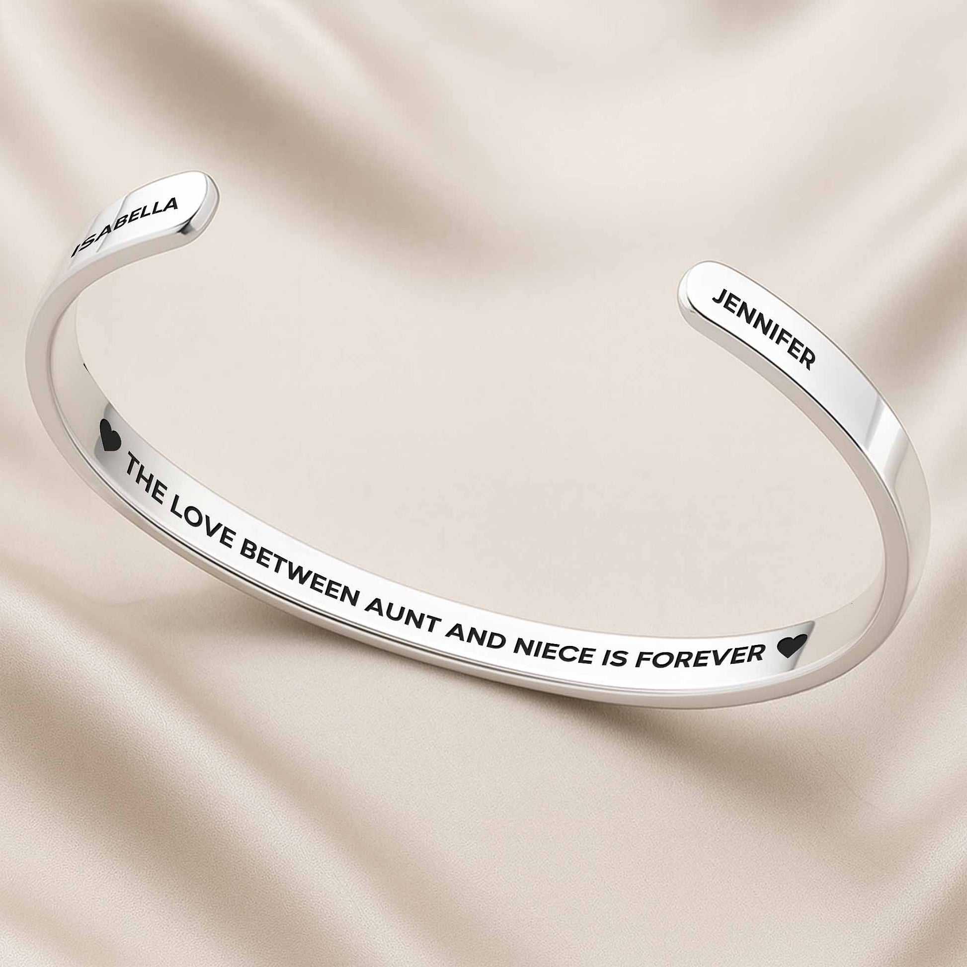 The Love Between Aunt And Niece Is Forever Bracelet