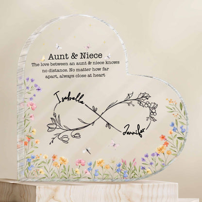 The Love Between An Aunt & Niece, Flowers And Butterflies