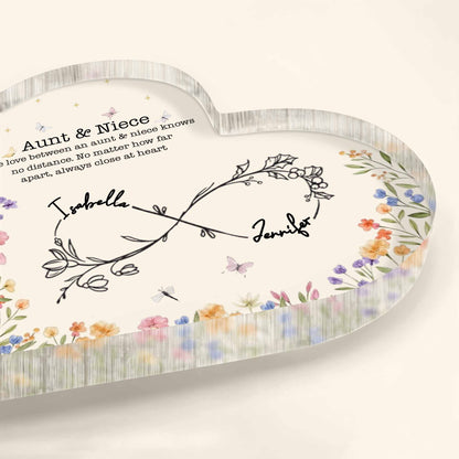 The Love Between An Aunt & Niece, Flowers And Butterflies