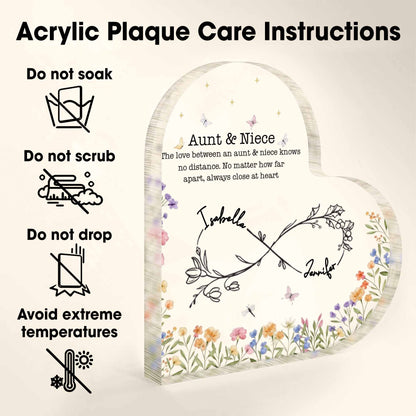 The Love Between An Aunt & Niece, Flowers And Butterflies