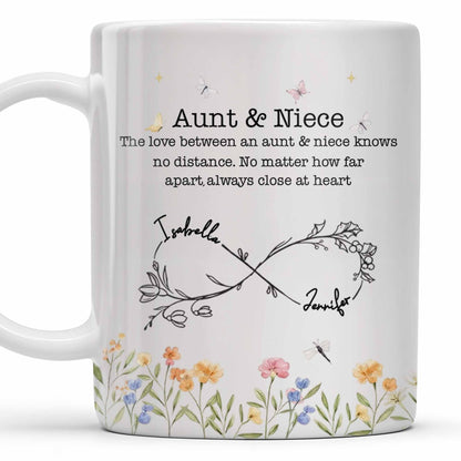 Aunt And Niece Always Close At Heart Coffee Mug