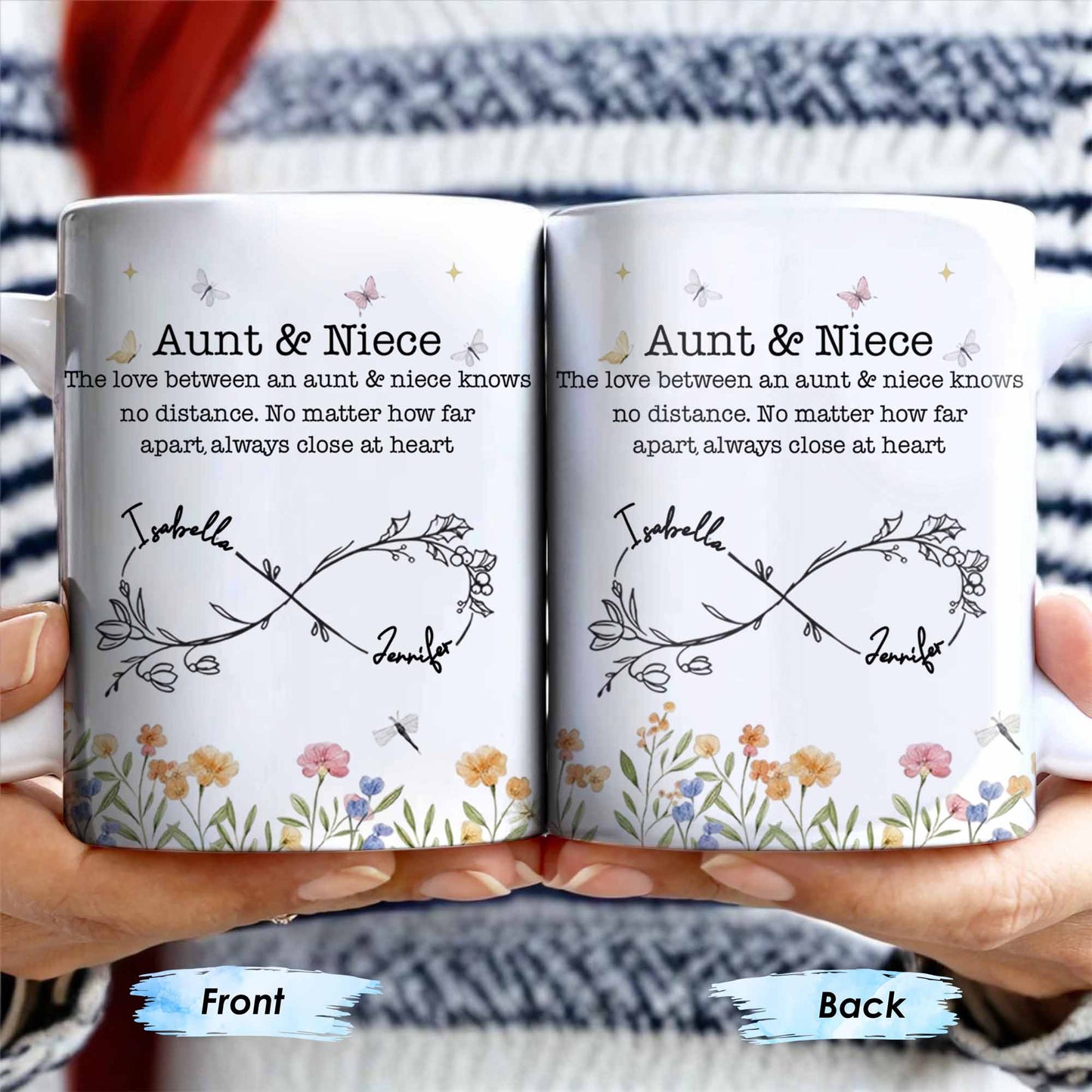 Aunt And Niece Always Close At Heart Coffee Mug
