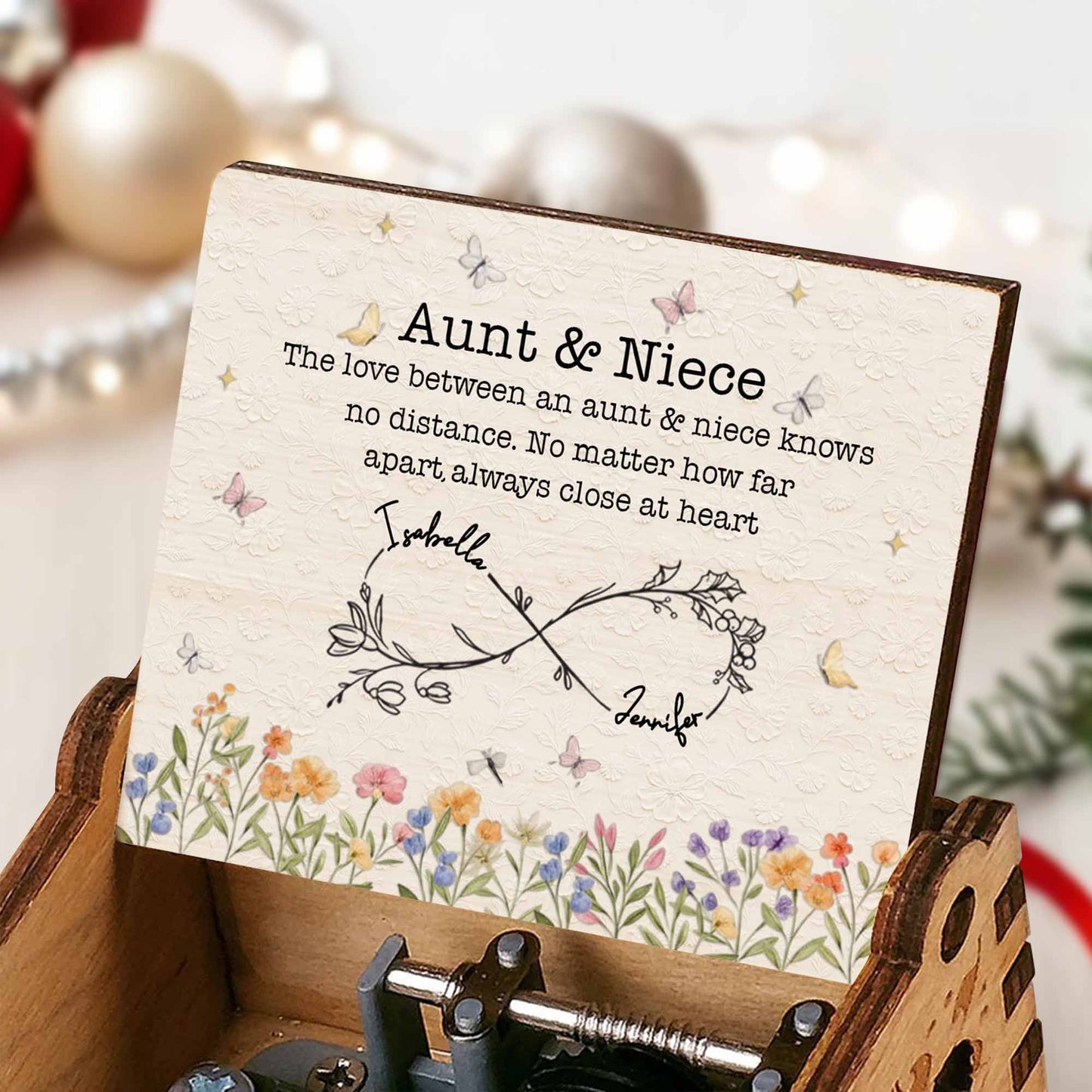 Love Between Aunt & Niece, Always Close At Heart, Flowers