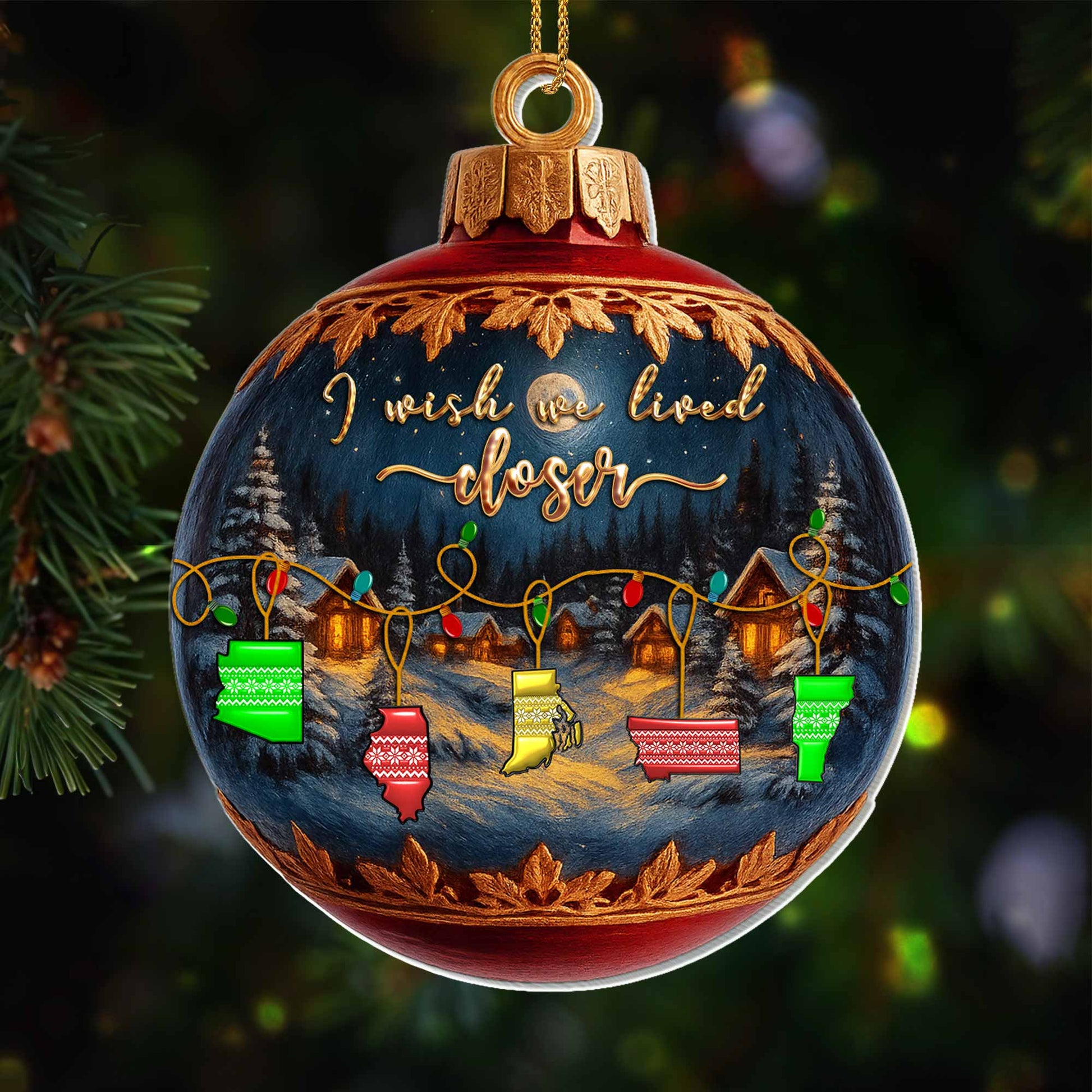 I Wish We Lived Closer, Holiday Lights And Cabins