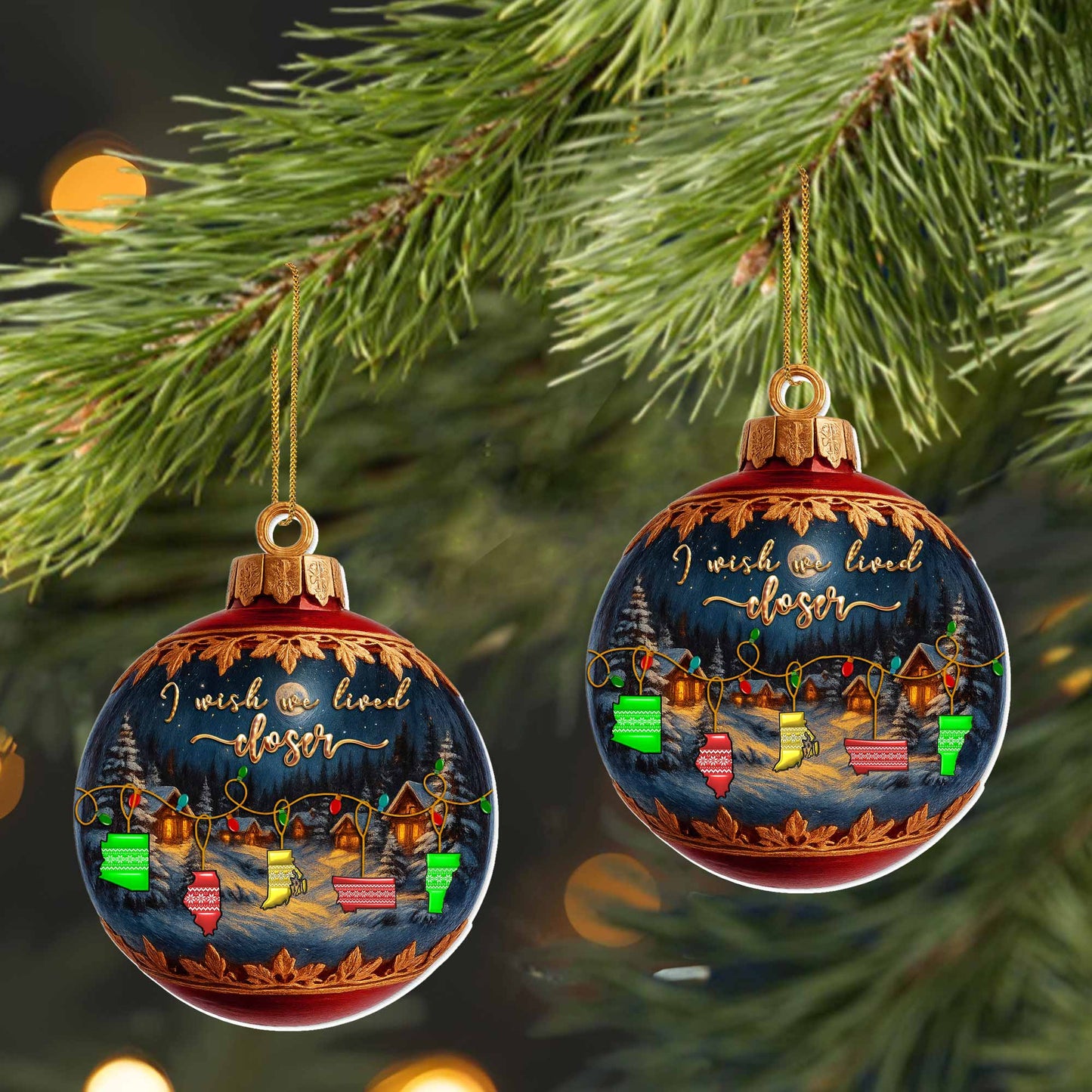 I Wish We Lived Closer, Holiday Lights And Cabins