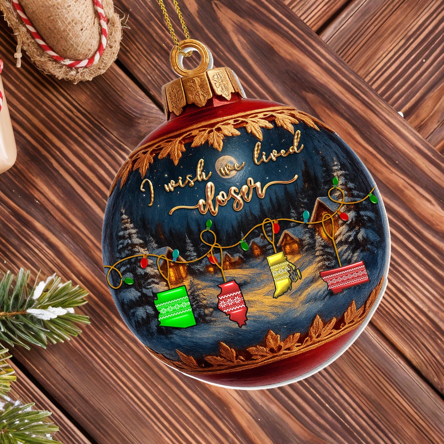 I Wish We Lived Closer, Holiday Lights And Cabins