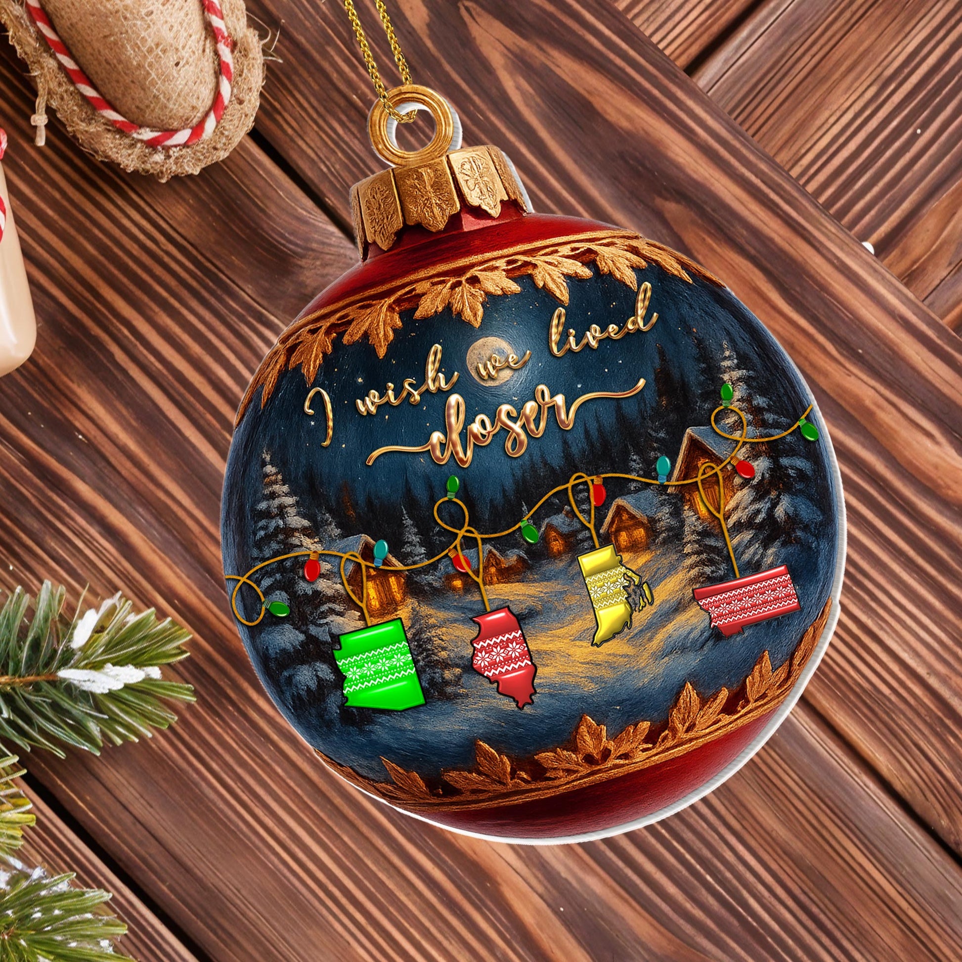 I Wish We Lived Closer, Holiday Lights And Cabins