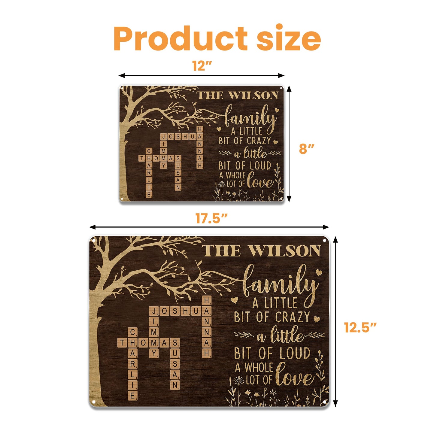 A Little Bit Of Crazy And Love Family Tree Design