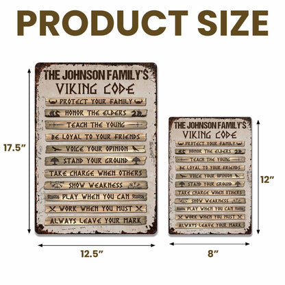 Our Family Viking Code With Longship And Rune Symbols