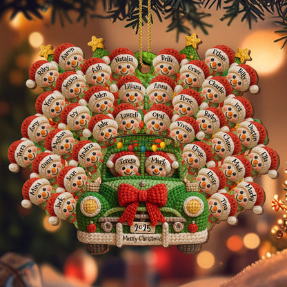 Merry Christmas Snowman and Christmas Tree